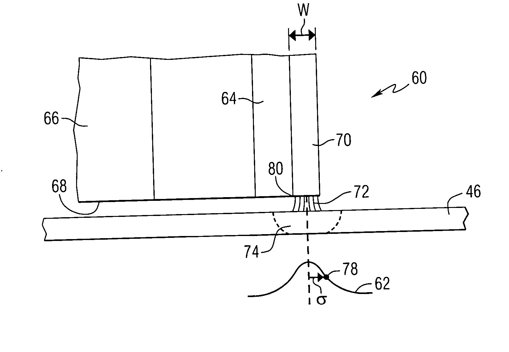 Heat assisted magnetic recording head and method