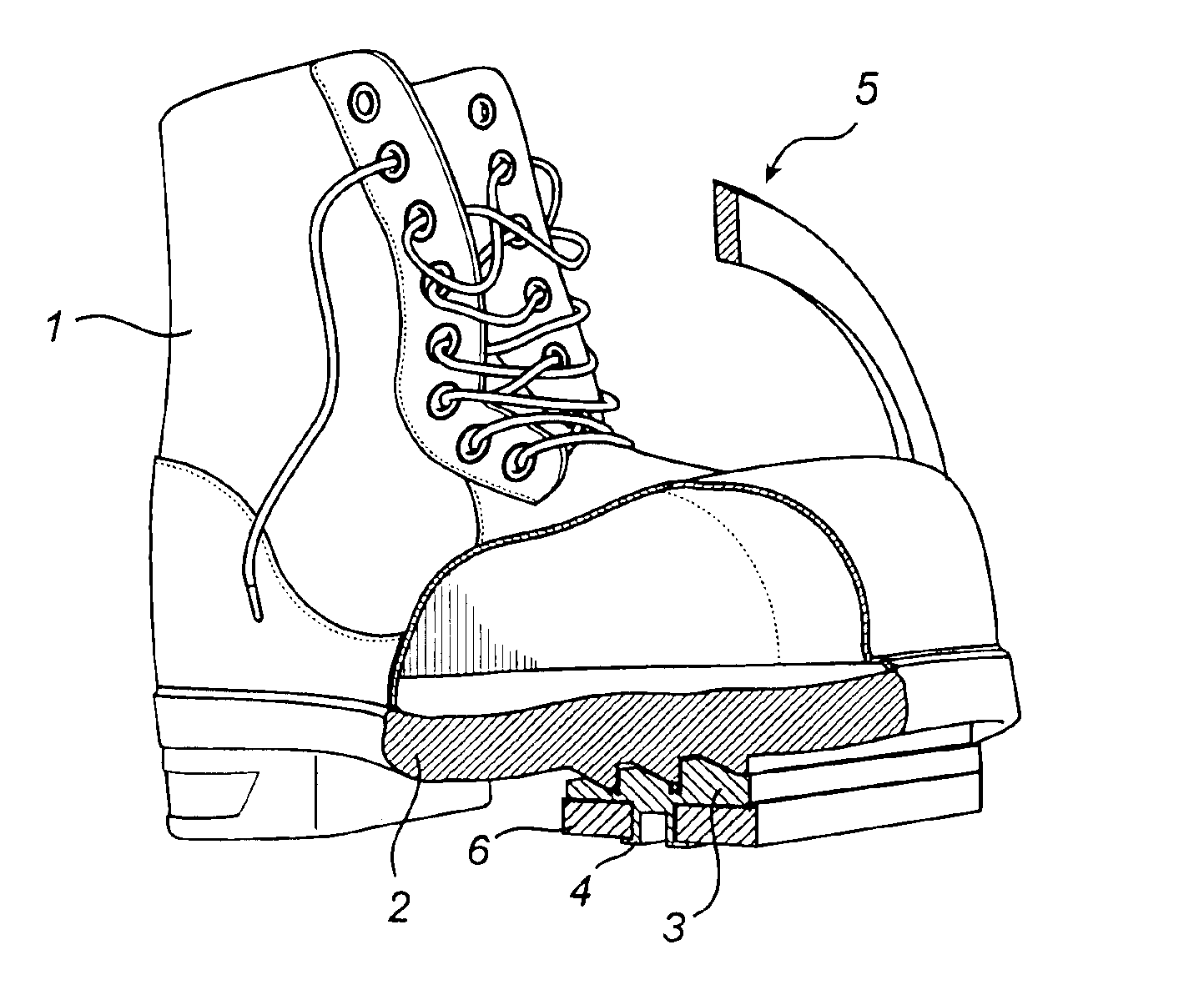 System in connection with a stirrup