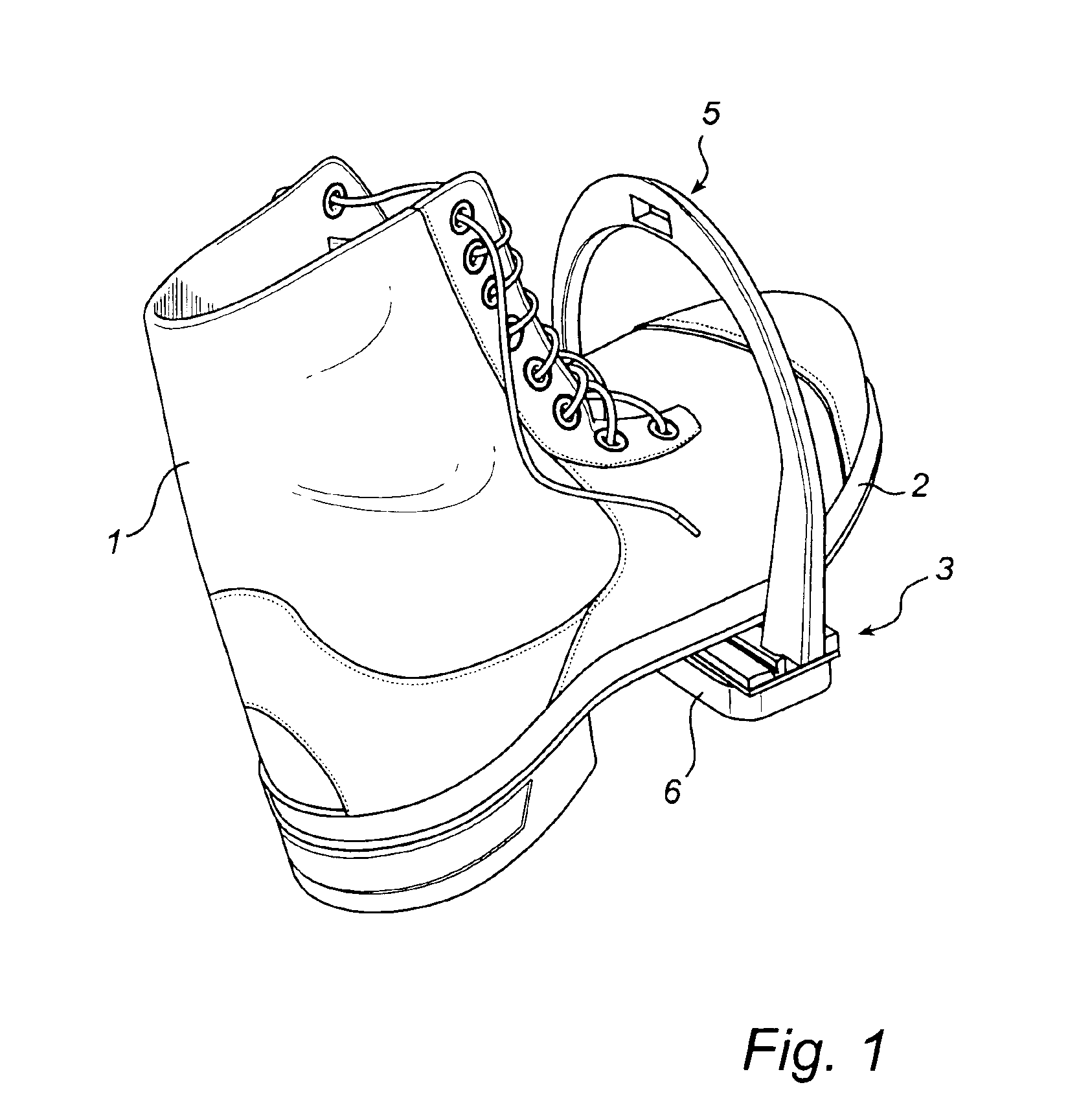 System in connection with a stirrup