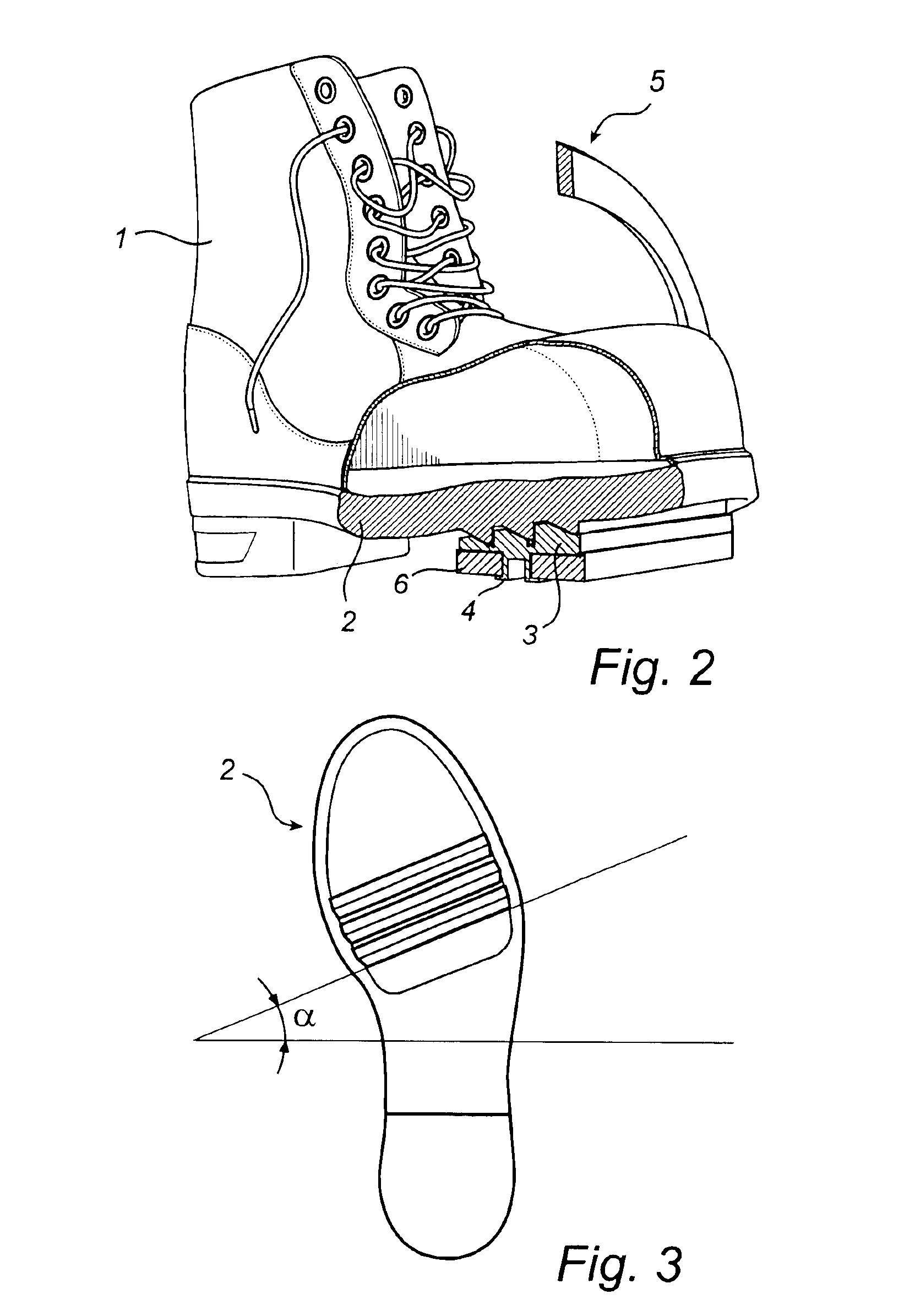 System in connection with a stirrup