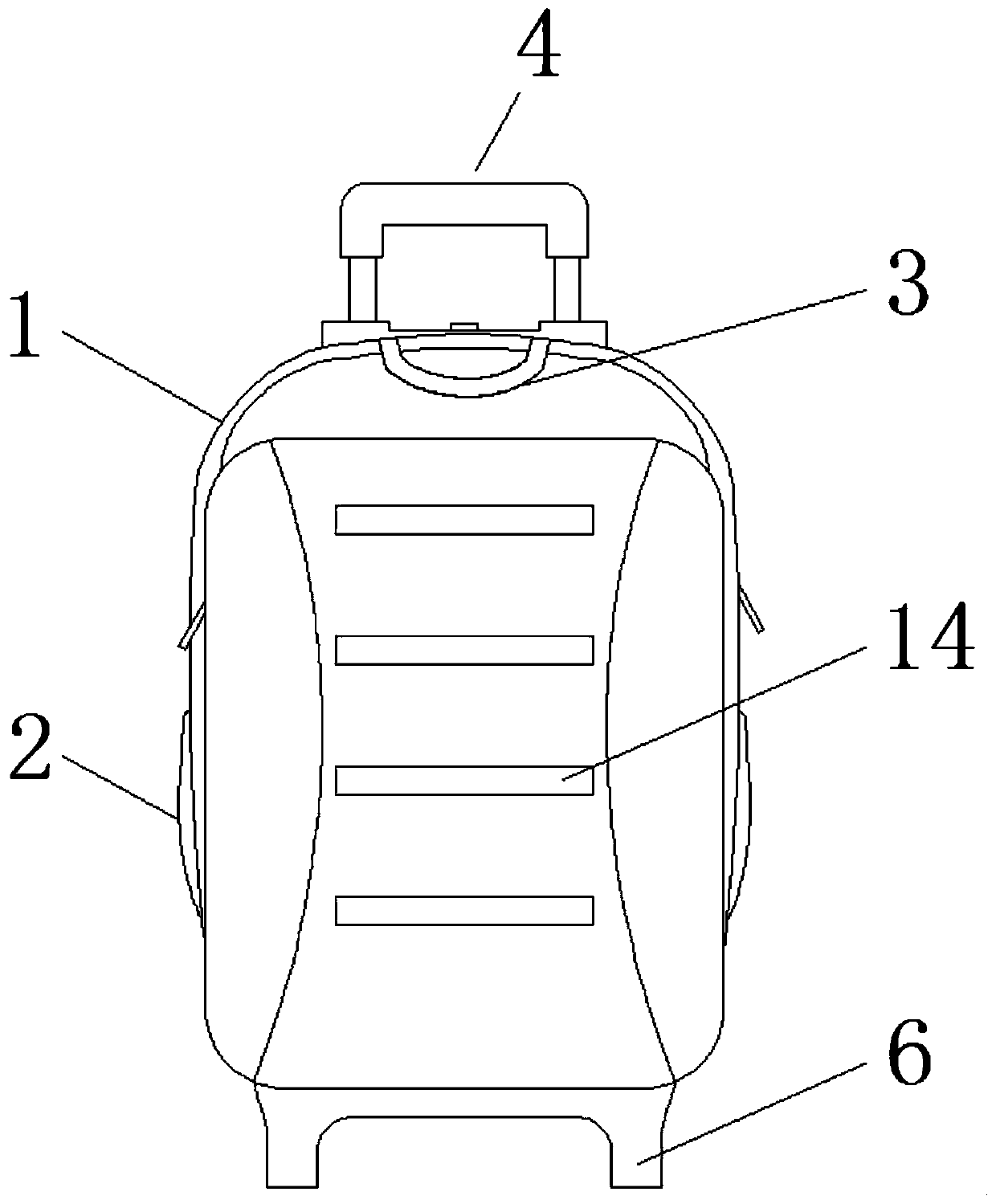 Student schoolbag with lighting function