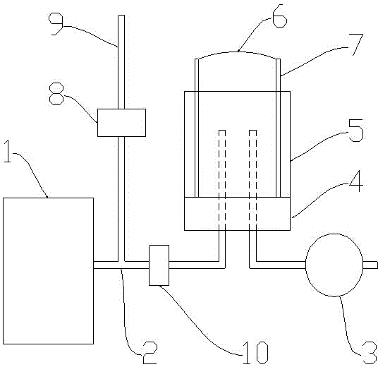 Complete-exhausting device and method for tail gas of yellow phosphorus electric furnace