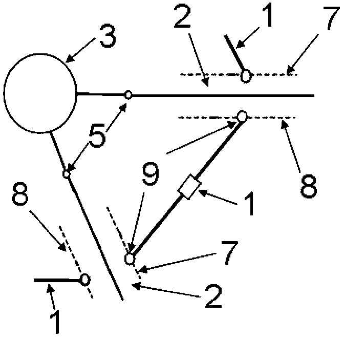 Layout for inter-blade shimmy damper of rotor wing of helicopter