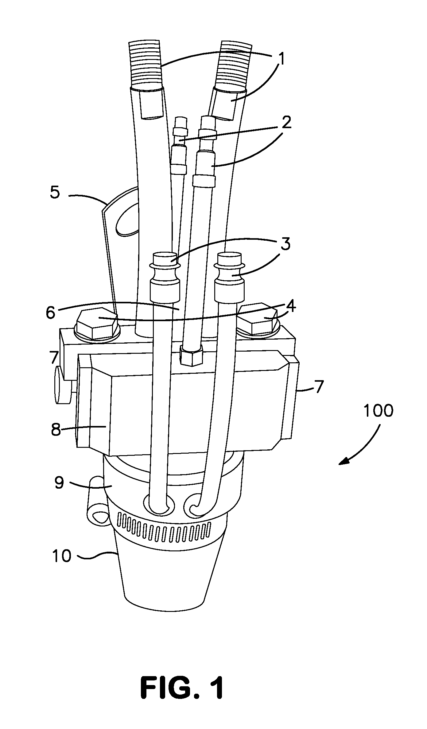 Double wire gmaw welding torch assembly and process