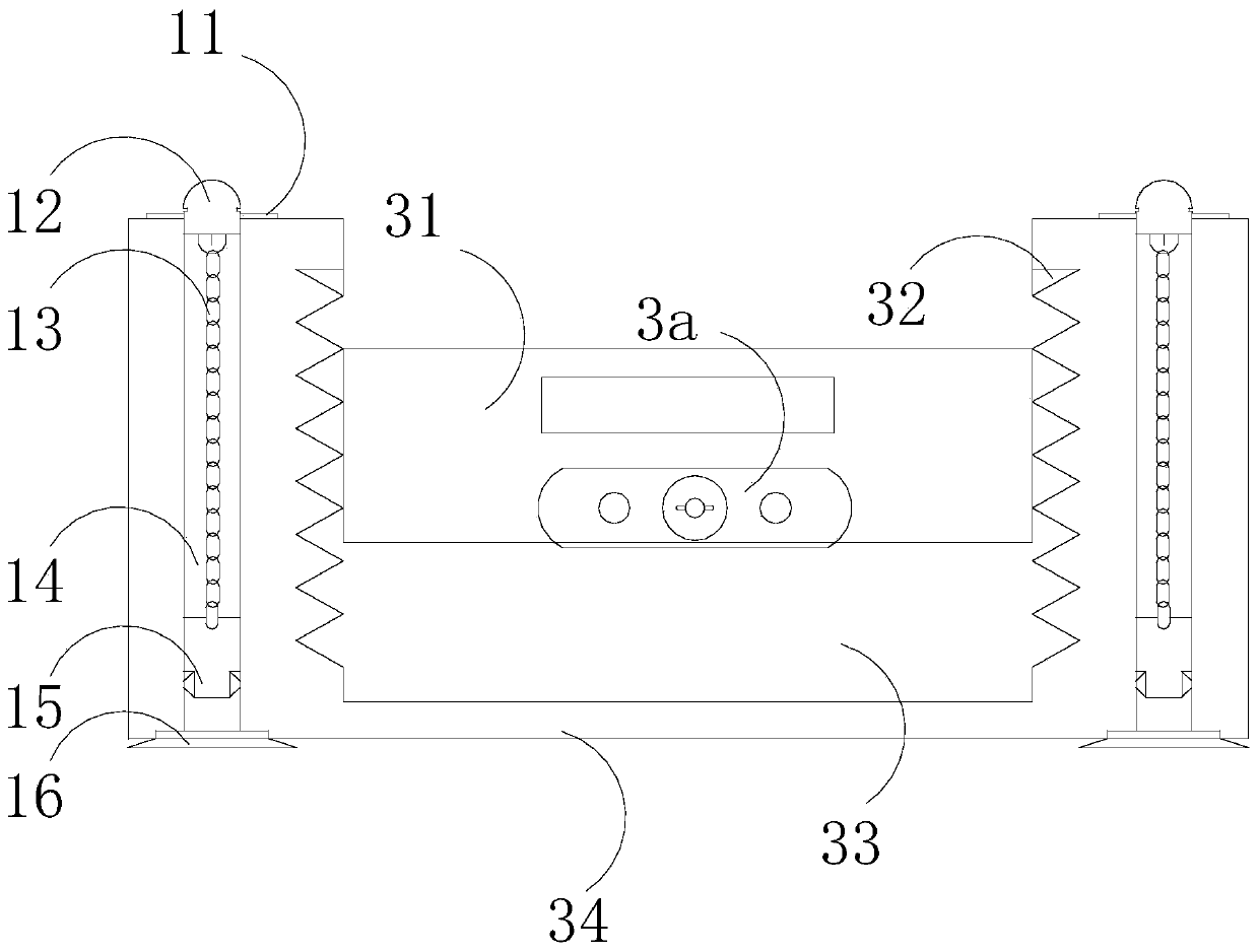 Straightener for punching holes in plastic bags