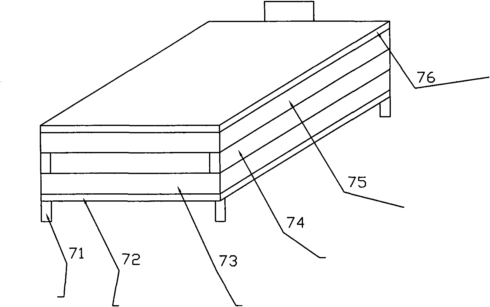 Array-type 96-channel rapid detector for pesticide residue