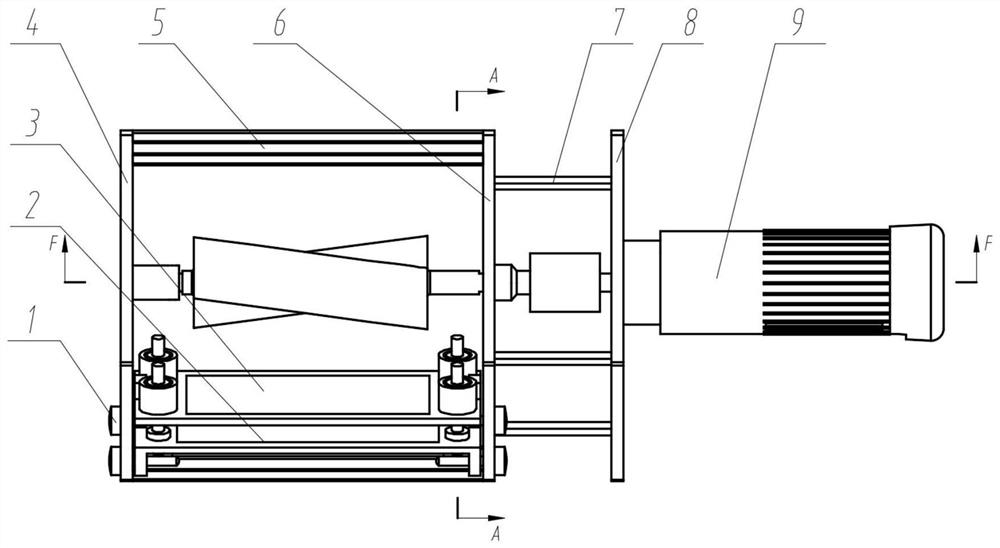 Drawing type convenient tea-leaf picker