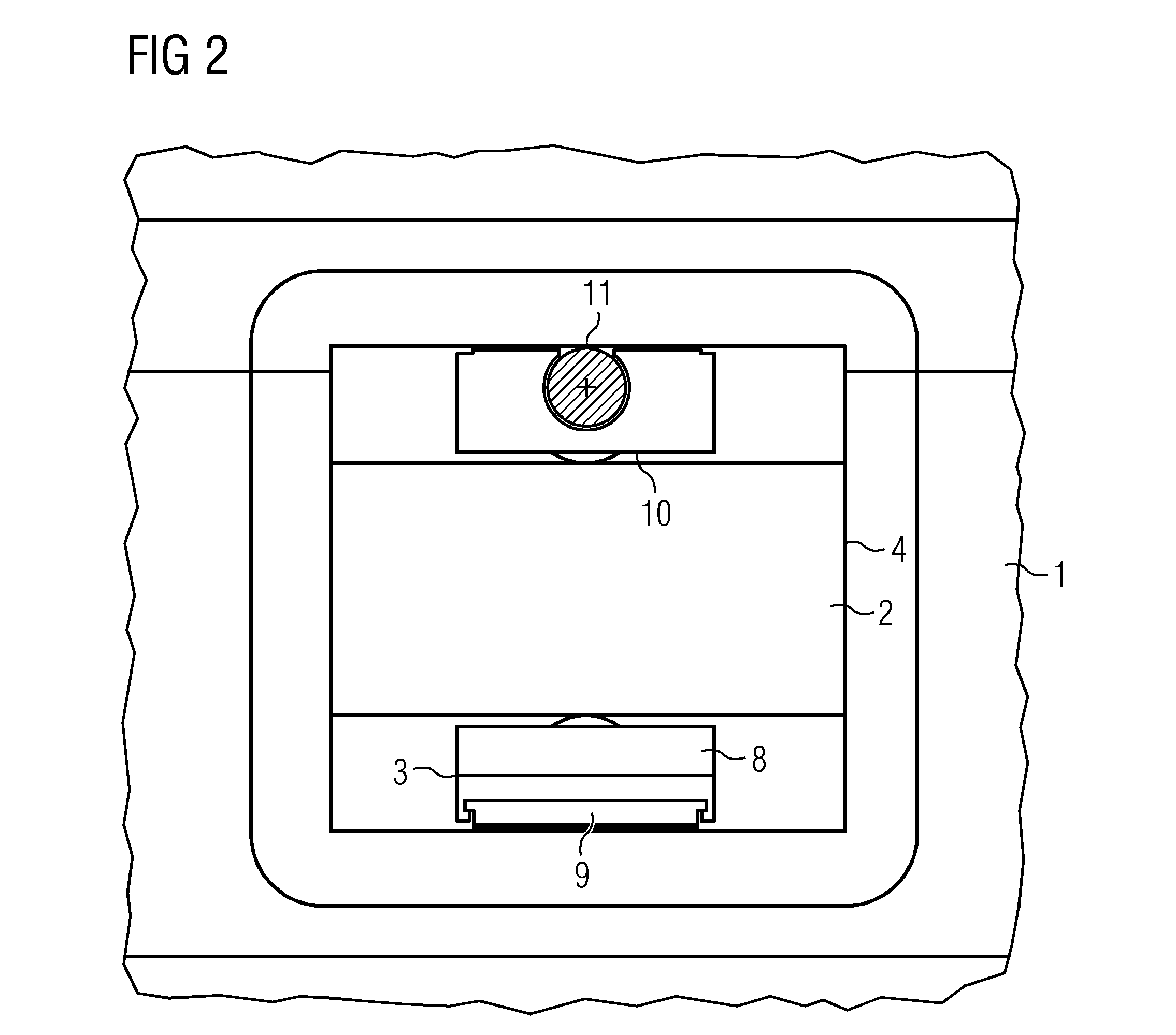 Sliding bearing and method to perform service at a sliding bearing