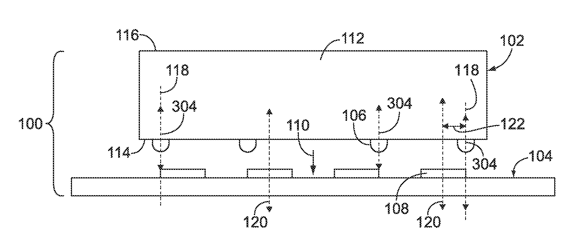 Connector with a laterally moving contact