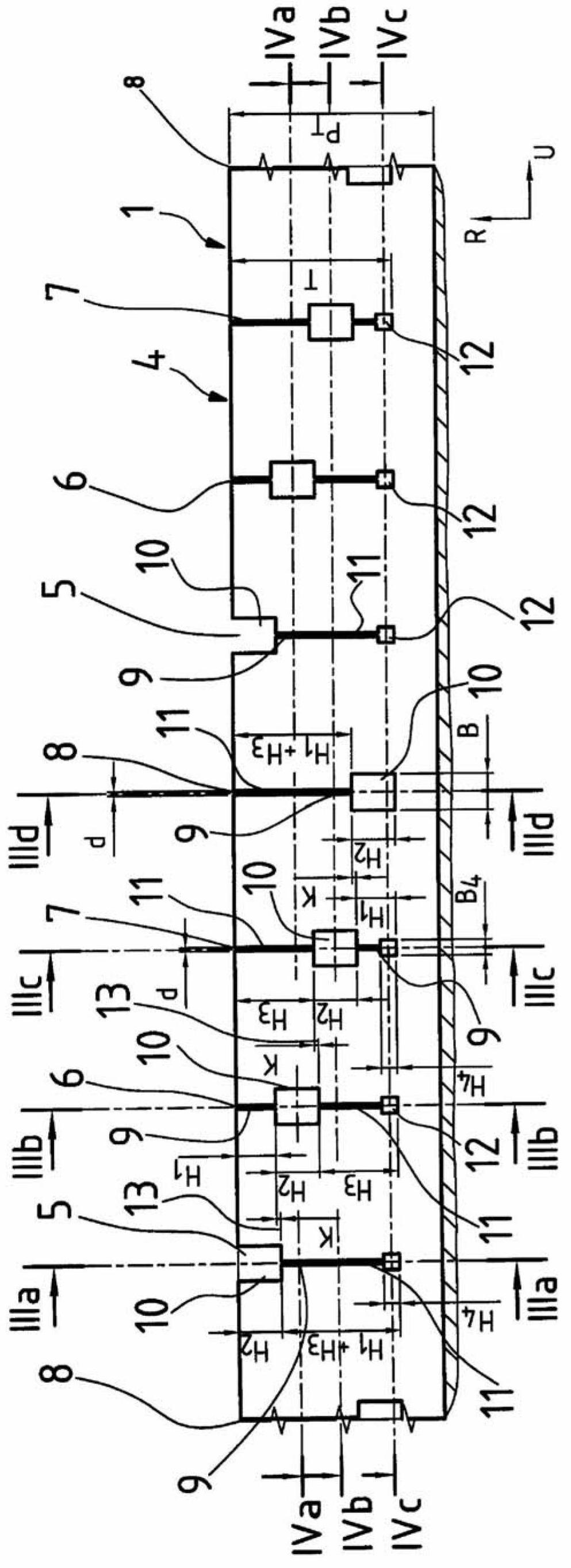 Tread profile of a pneumatic vehicle tire