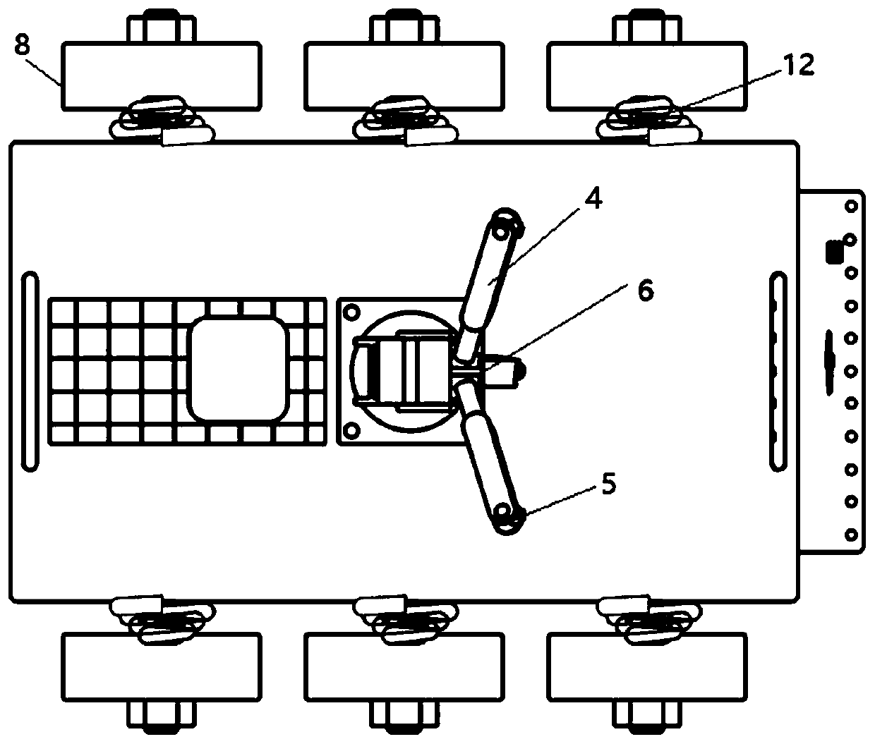 Power transformer internal fault detection system based on wall-climbing robot