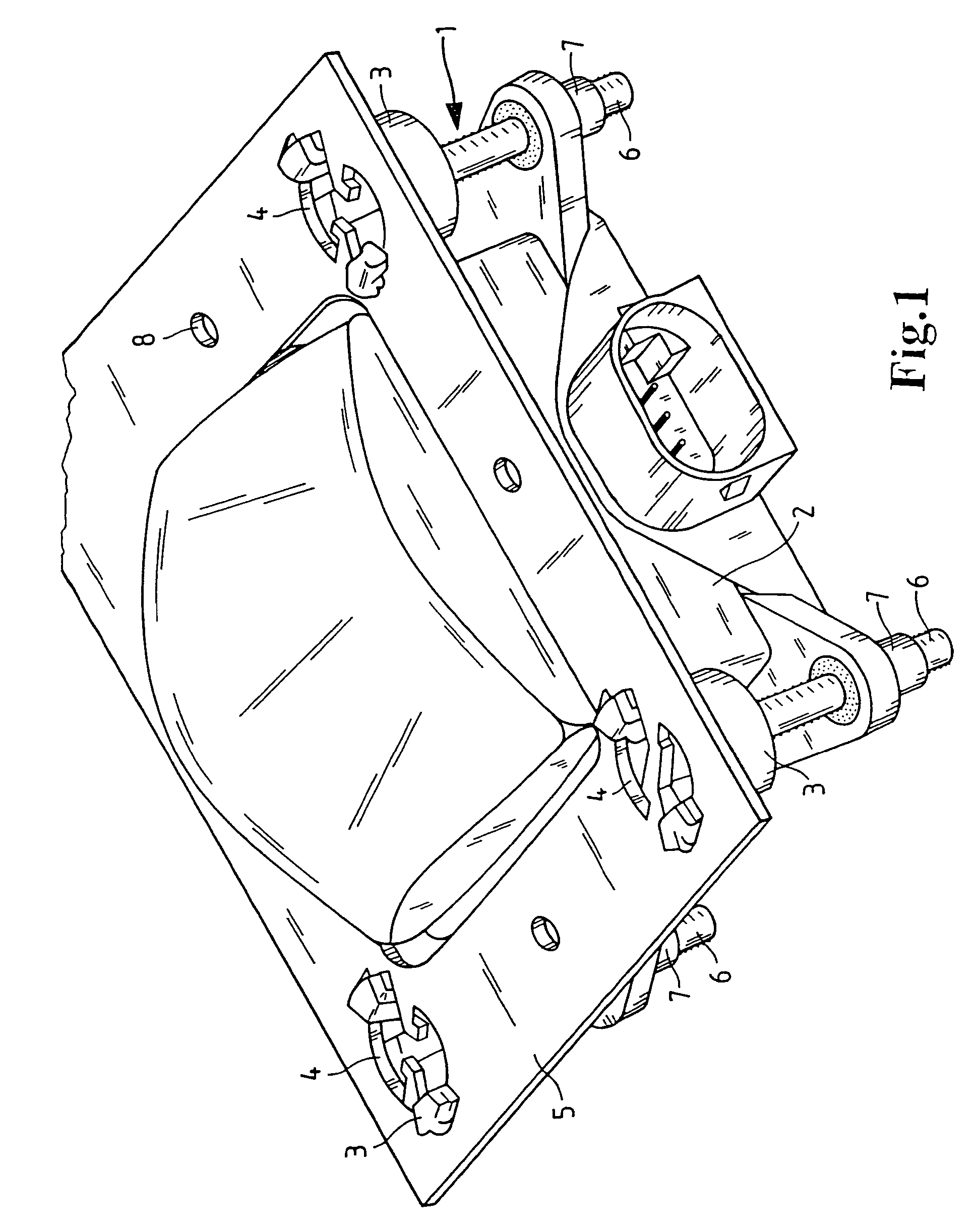 Positioning device for adjustable housing