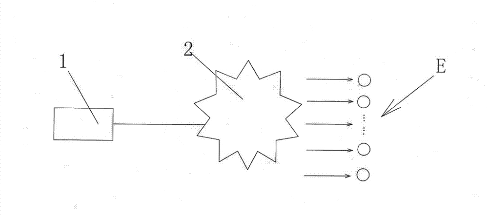 Energy supply device for implantable sensor and receiving device of implantable sensor