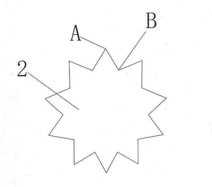 Energy supply device for implantable sensor and receiving device of implantable sensor