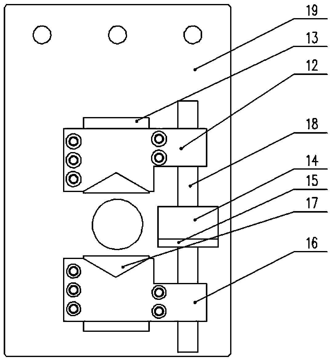 Measuring device for pretightening force of optical lens threaded pressure ring