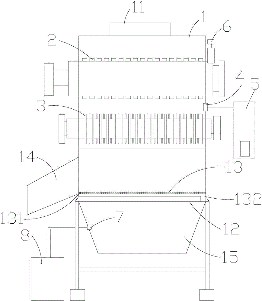 Automatic and efficient rubber crusher