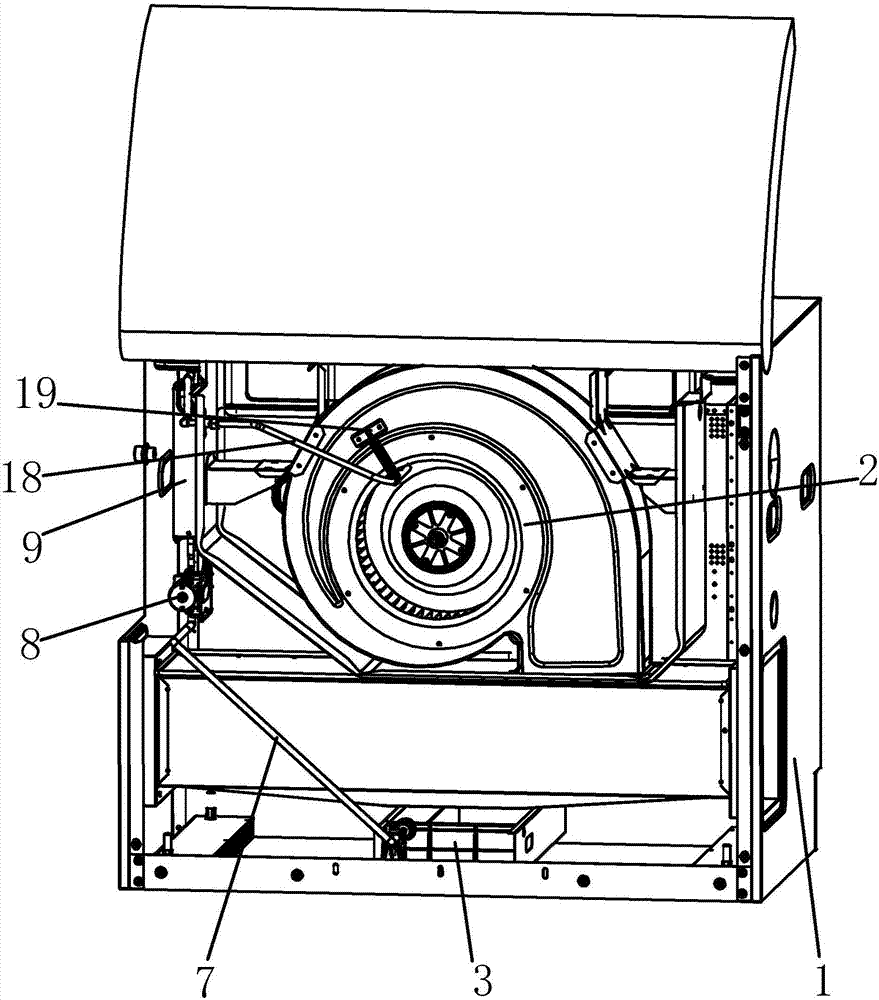 Integrated cooker with automatic cleaning function and application method thereof