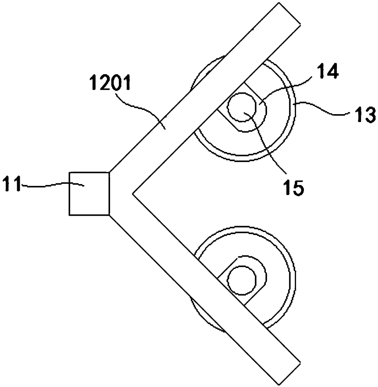 Clamping mechanism for circular electroplating part