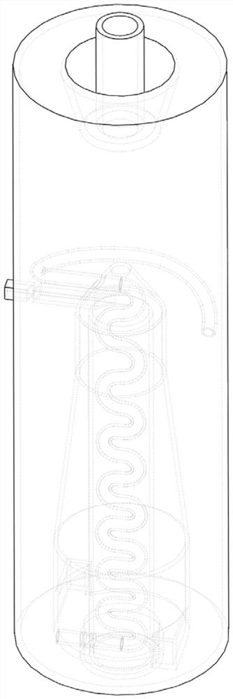 Elbow Coalescing Three-Phase Cyclone Separator