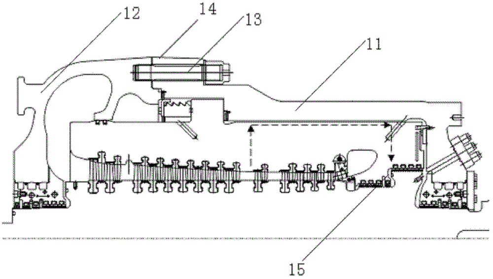 Steam turbine structure