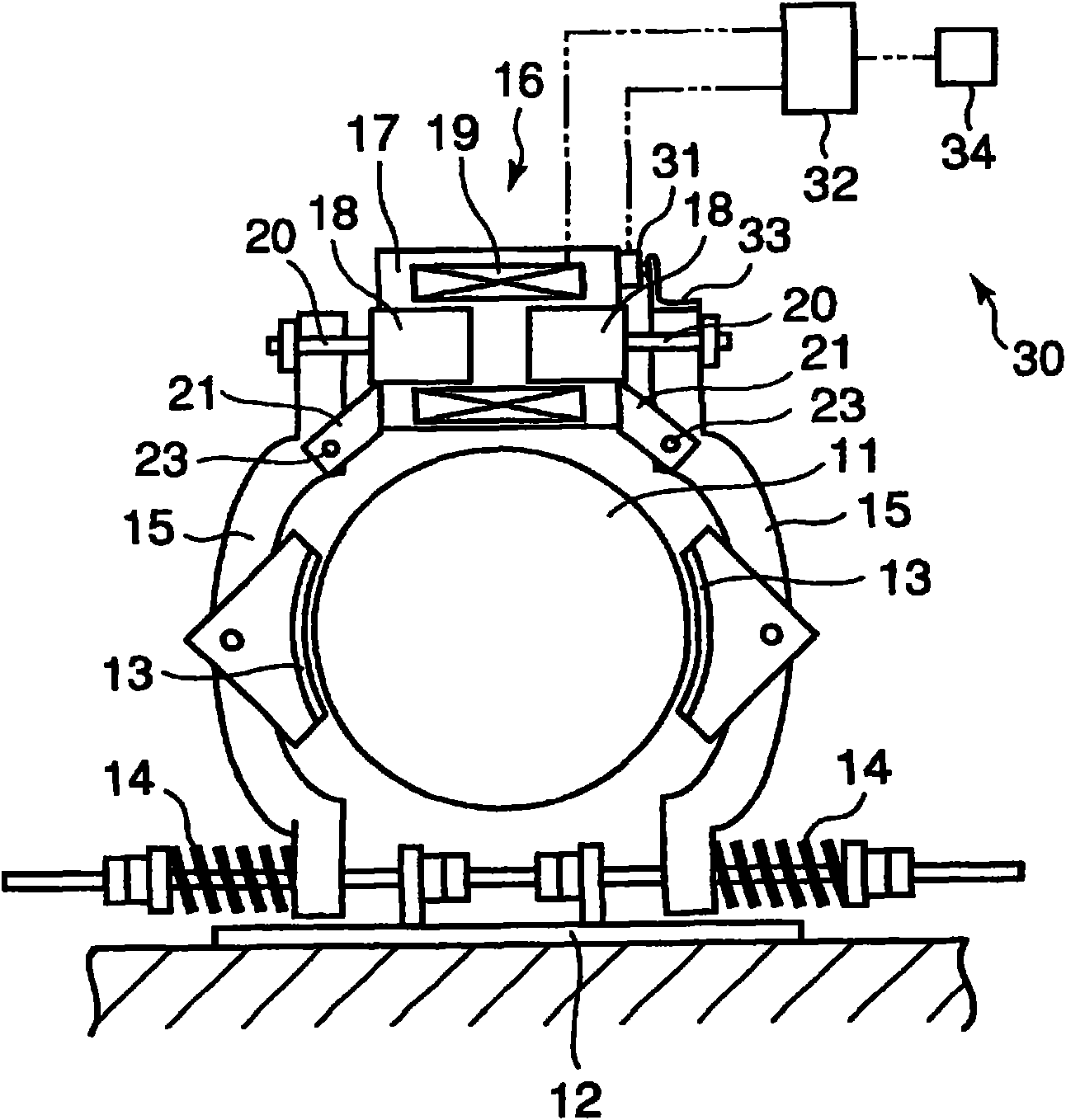 System for maintaining brake device of elevator