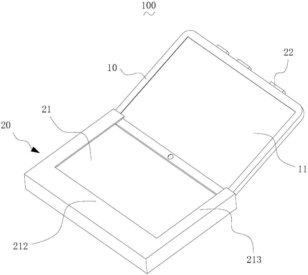 Folding electronic information device