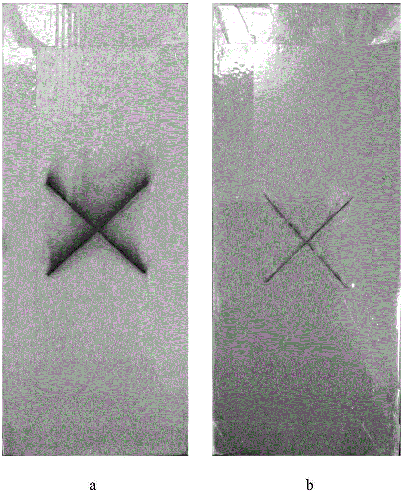 Nano graphene oxide modified double-component aqueous epoxy anti-corrosion coating and preparation method thereof