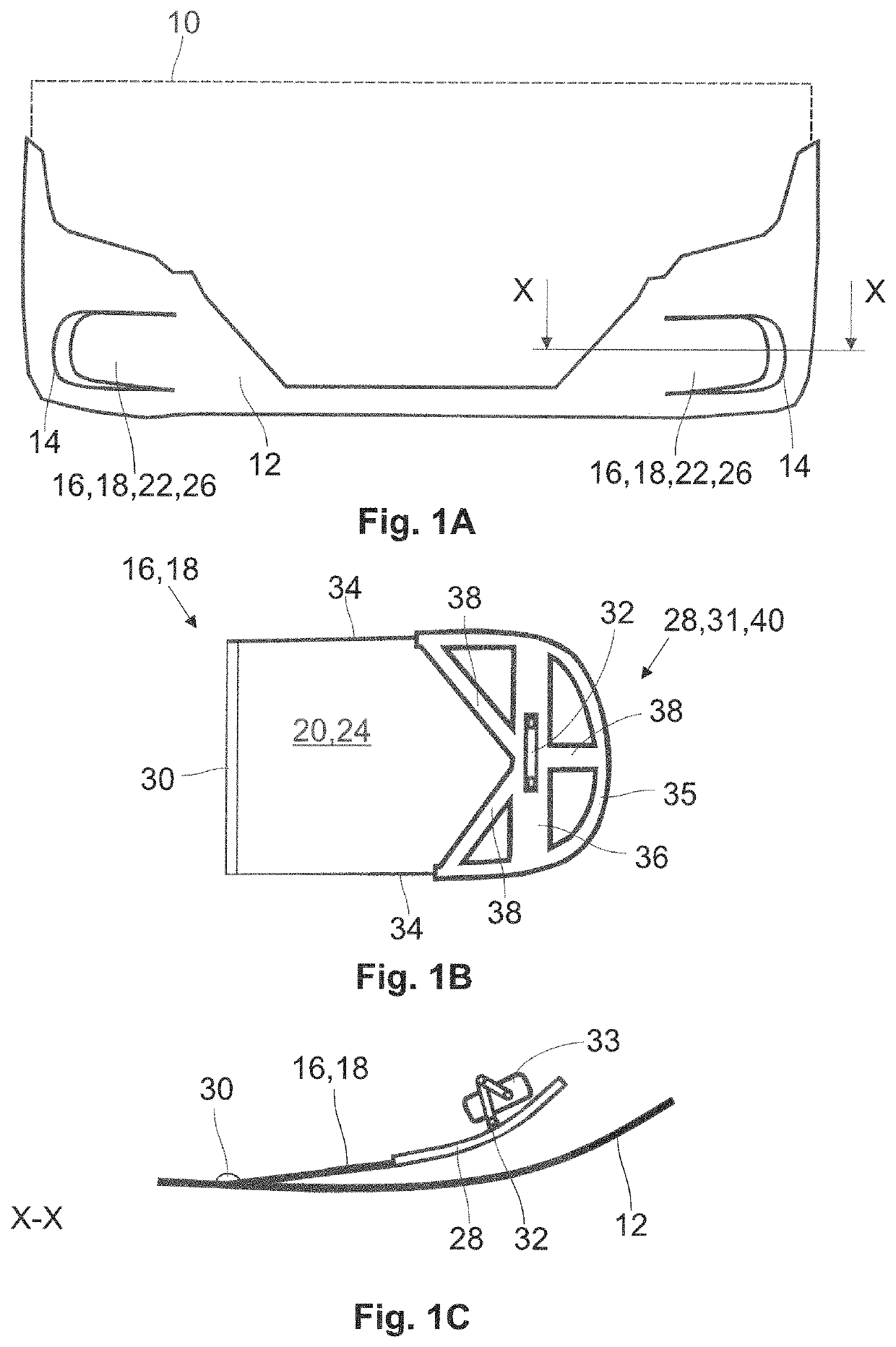 Connecting structure for an actuator connected to an opening flap in an exterior trim component