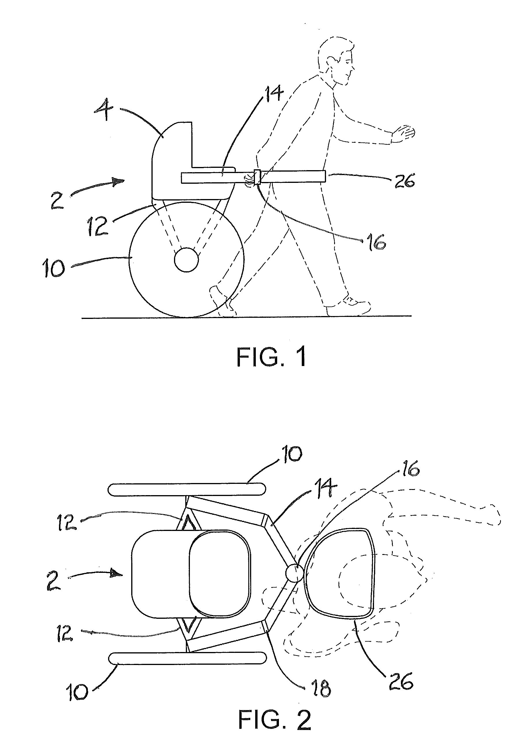 Hands free carriage and harness assembly having multiple modes of towing a load