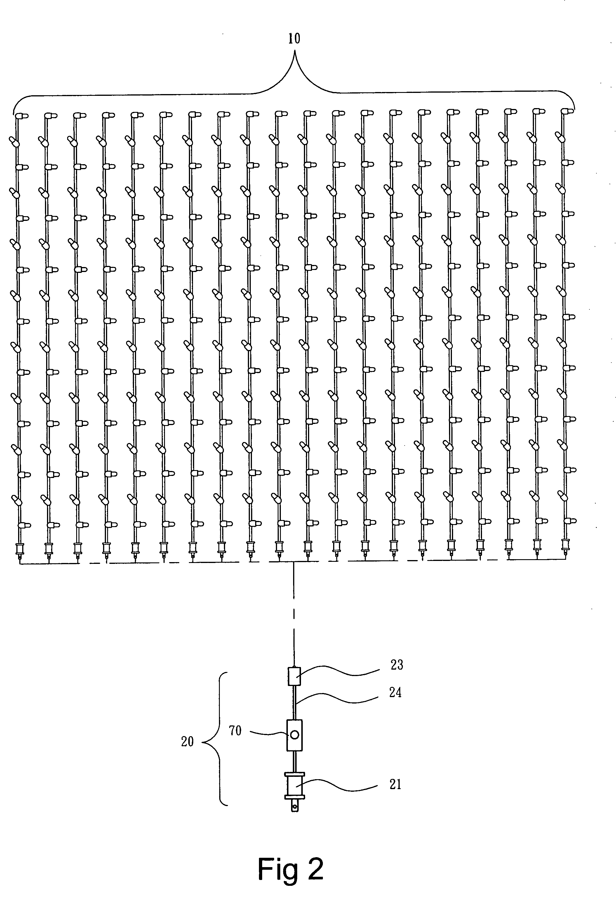 Rectifier module for LED lamp strings