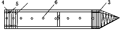 Biconcave support-engaged water-stopping pile