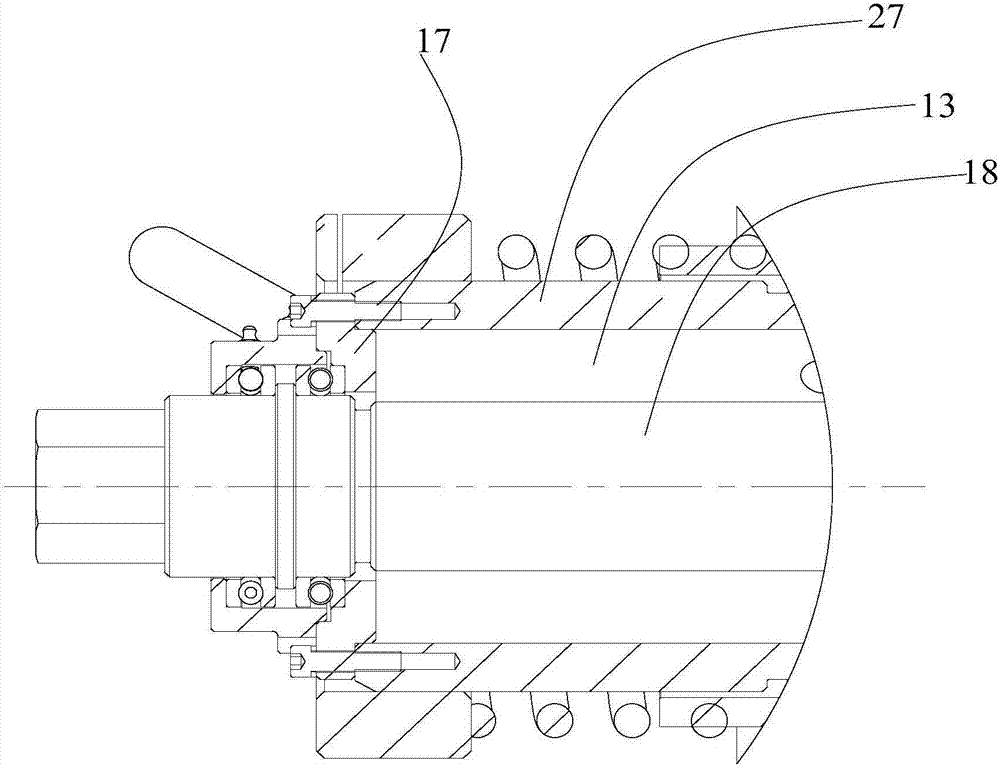 Tension mechanism of paying-off device