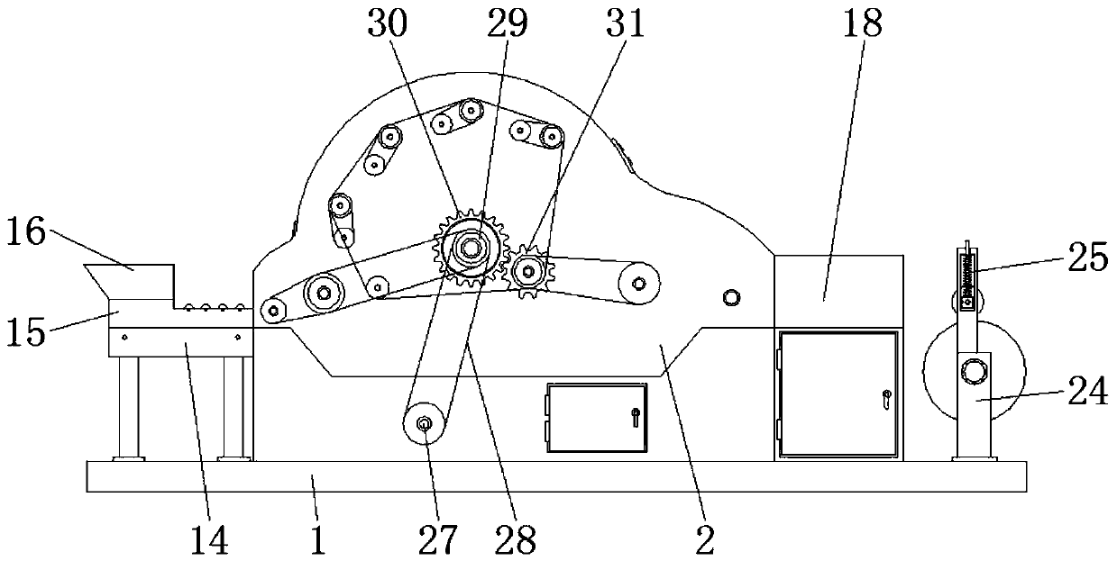 Carding antistatic device convenient for recycling cut scraps for textile processing