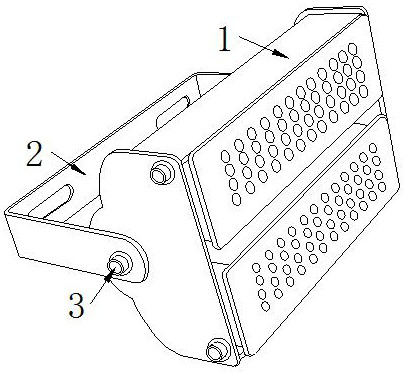 A kind of led energy-saving tunnel lamp