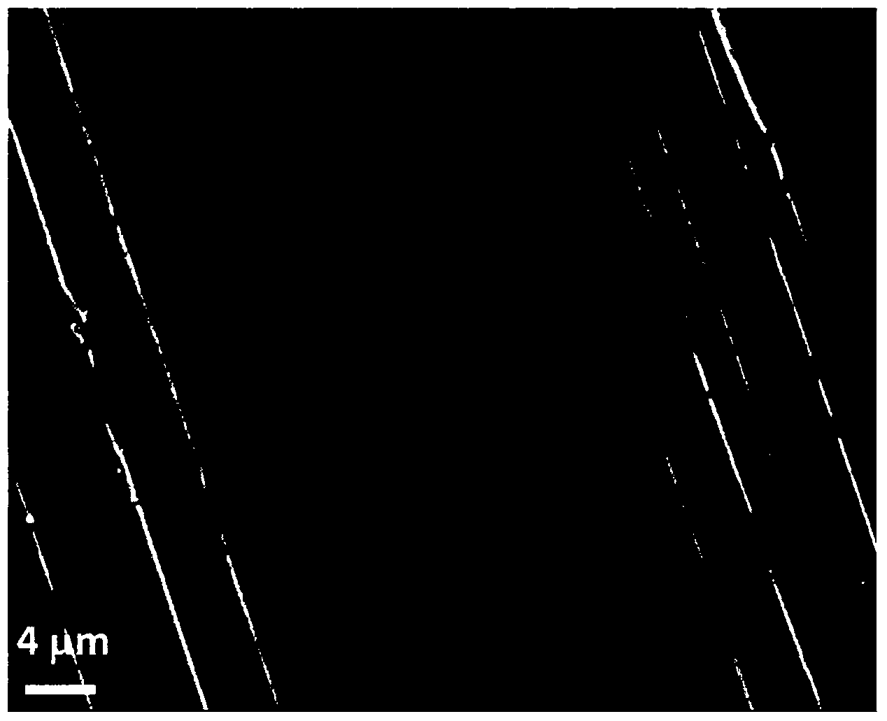 Manufacturing method of copper nano wire network wrapped by graphene carbon film