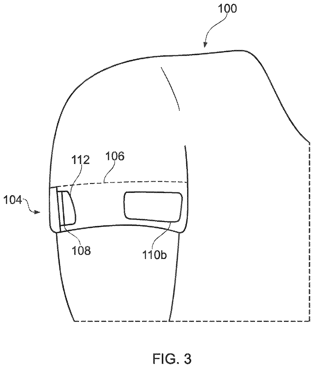 Blood flow restriction sportswear garment