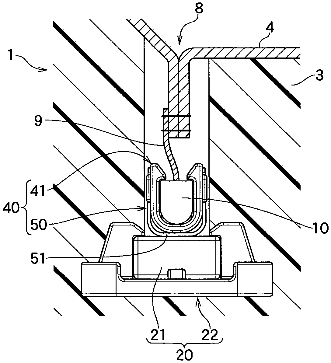 Seat-cover fitting structure