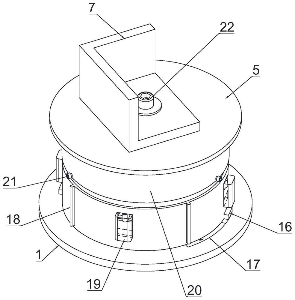 Variable-rigidity vibration isolation device for punching machine