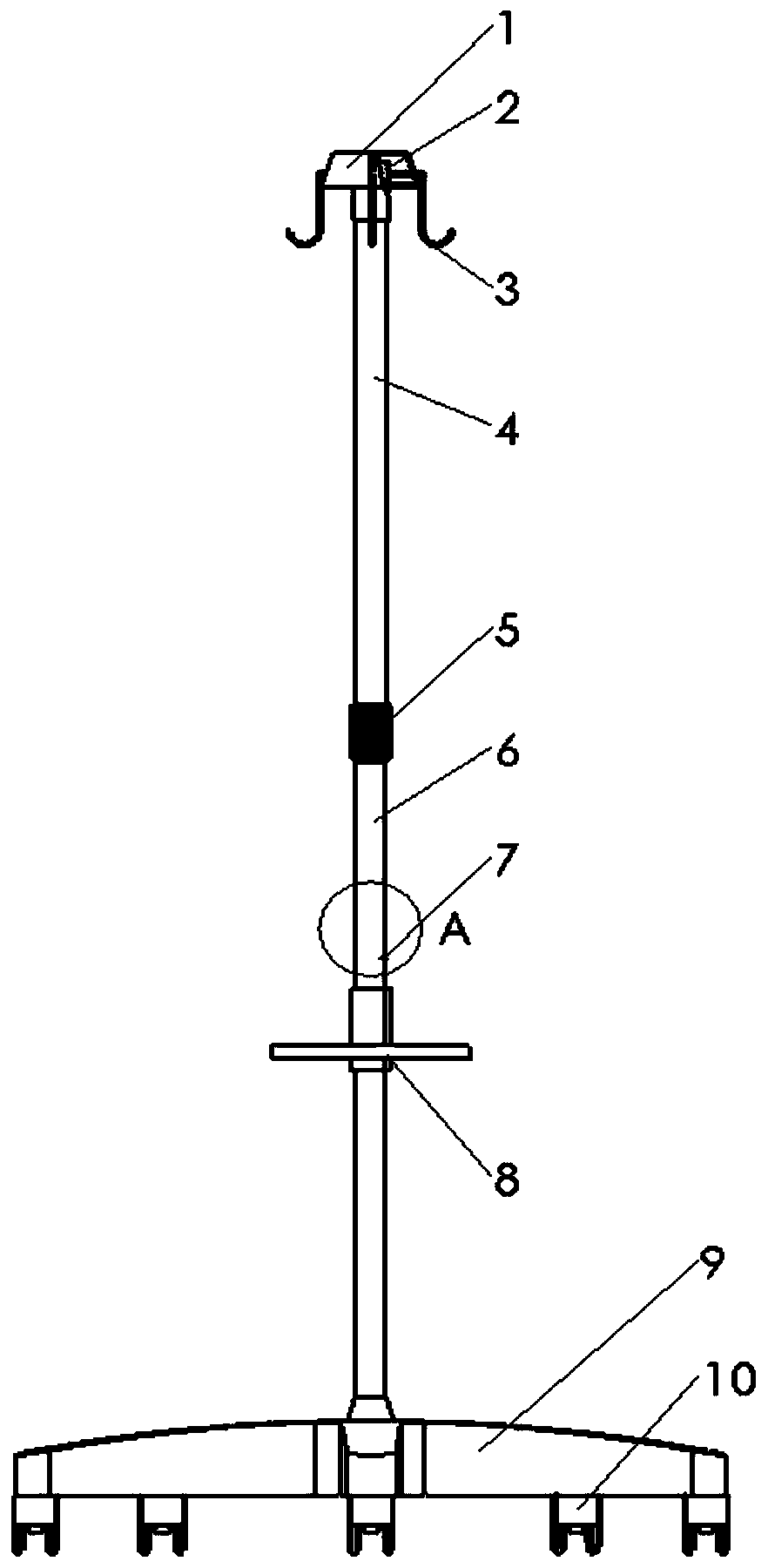 Infusion support with quantitative constant-speed alarm function