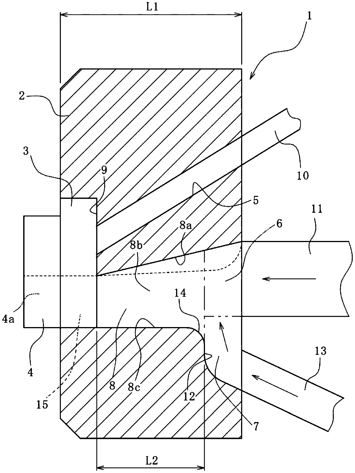 Mold for rubber extrusion molding, rubber part for tire molding, and method for manufacturing rubber part for tire molding