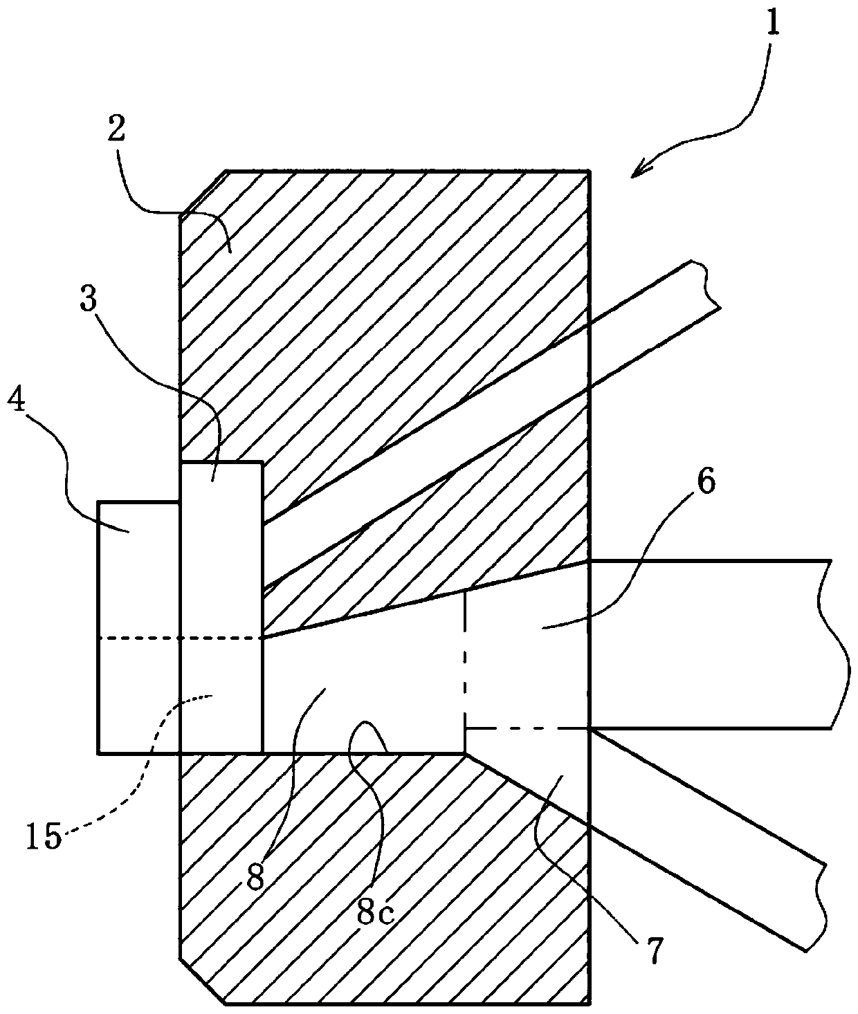 Mold for rubber extrusion molding, rubber part for tire molding, and method for manufacturing rubber part for tire molding