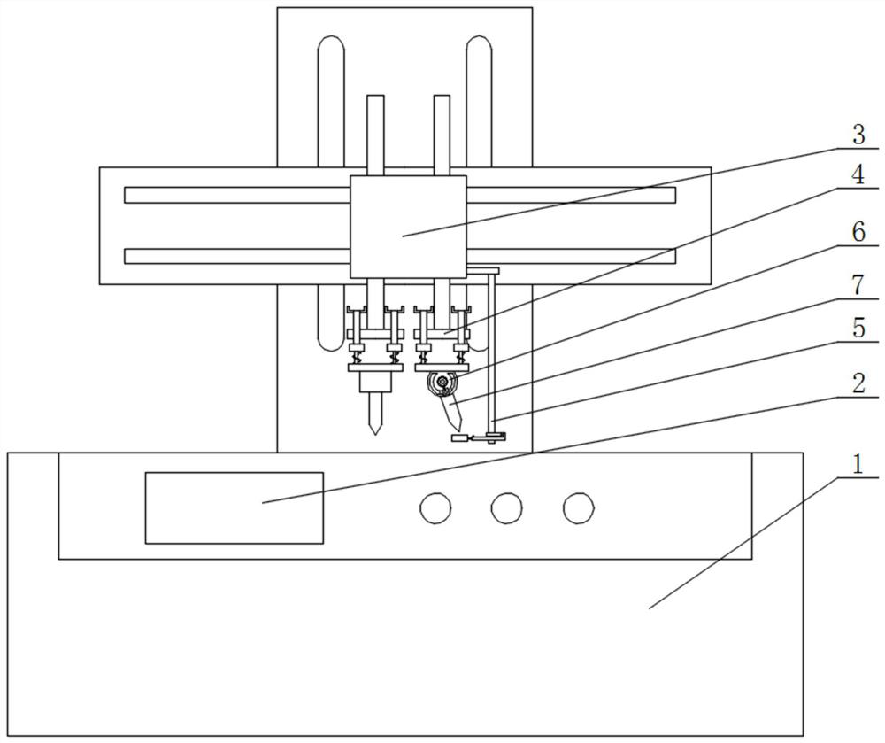 Printing device for screen printer and using method thereof