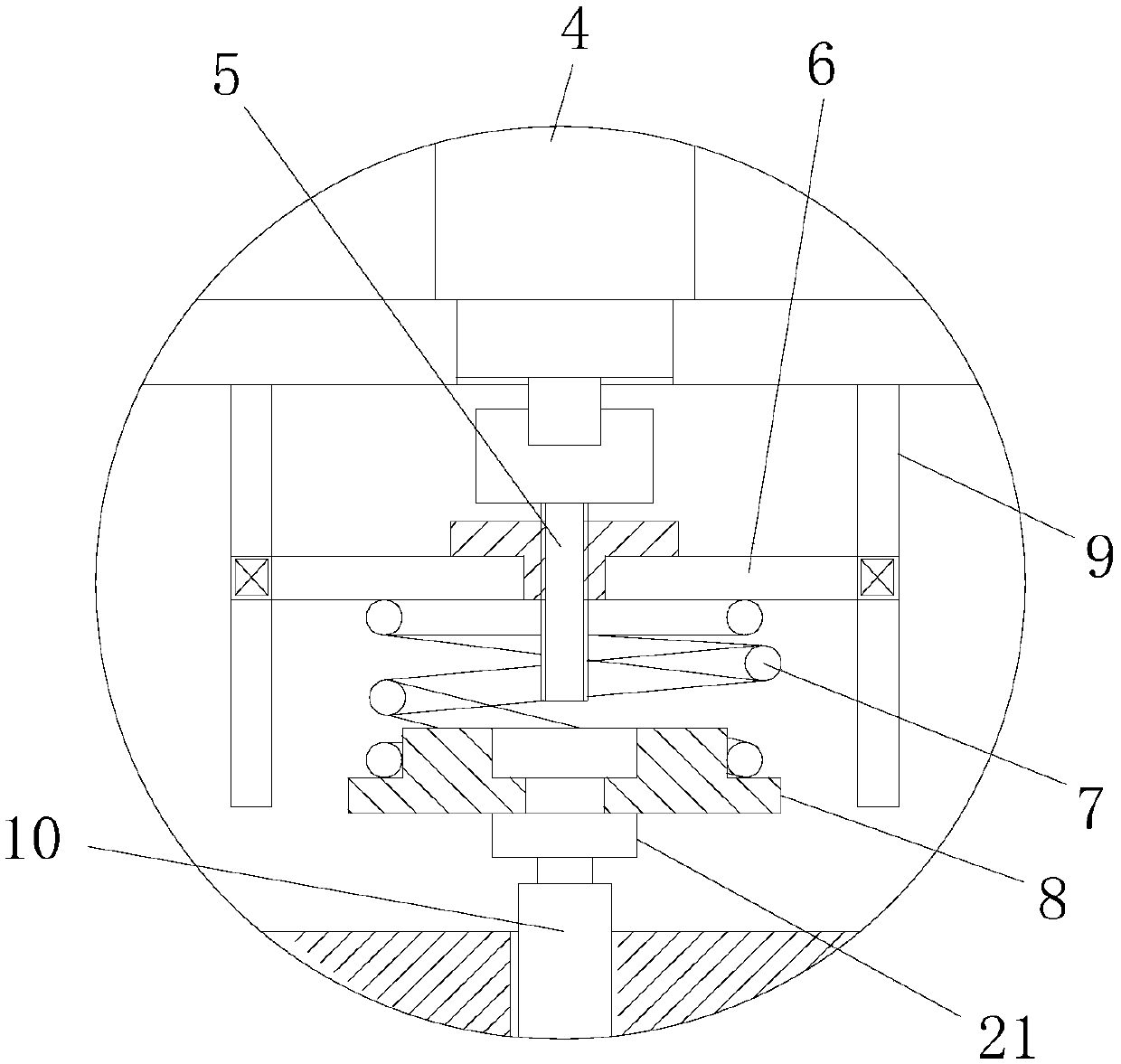 Multifunctional friction-wear test device and method for simulating space environment