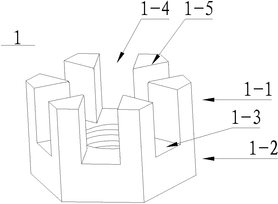 Device for necking grooved self-locking nut