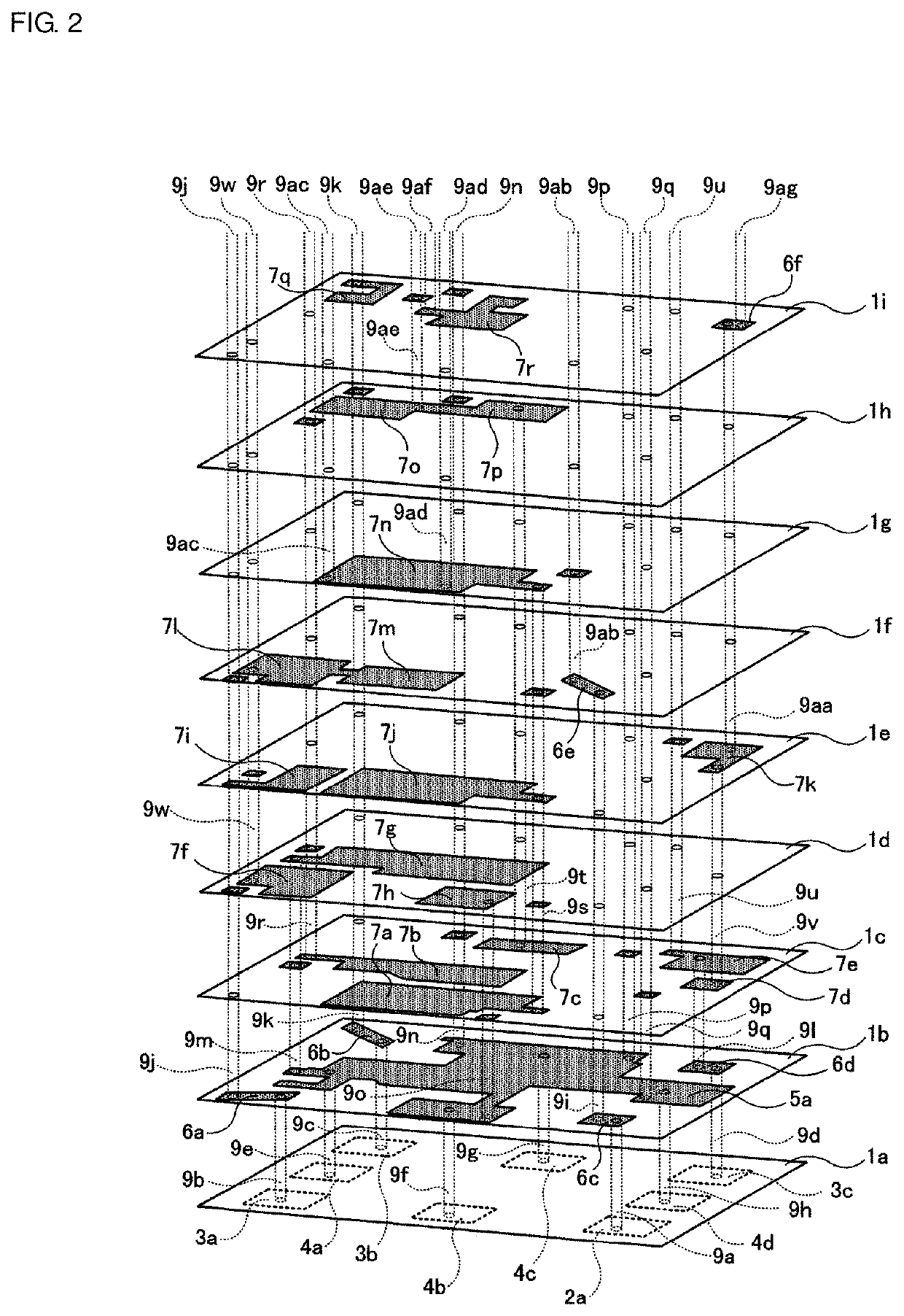 Multilayer triplexer