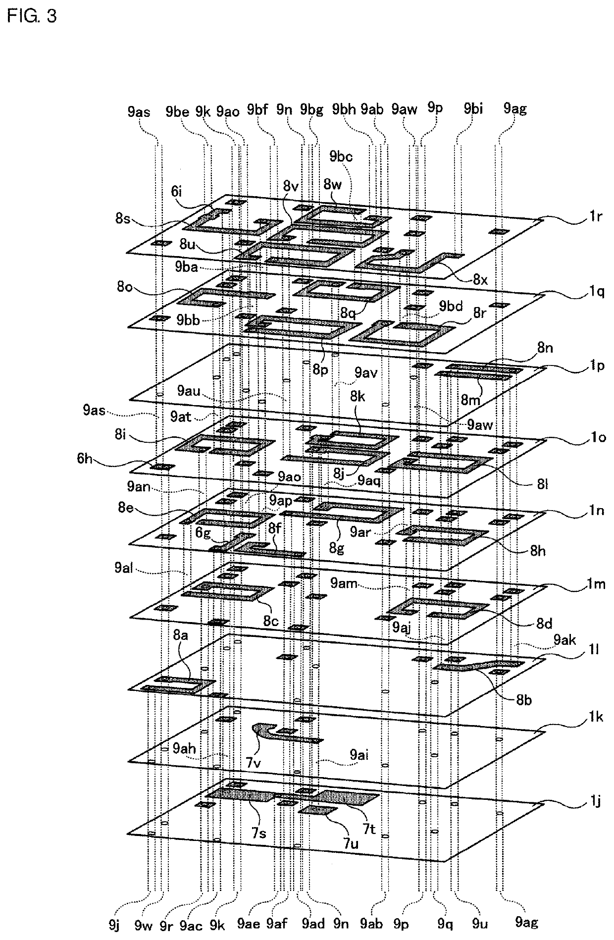 Multilayer triplexer