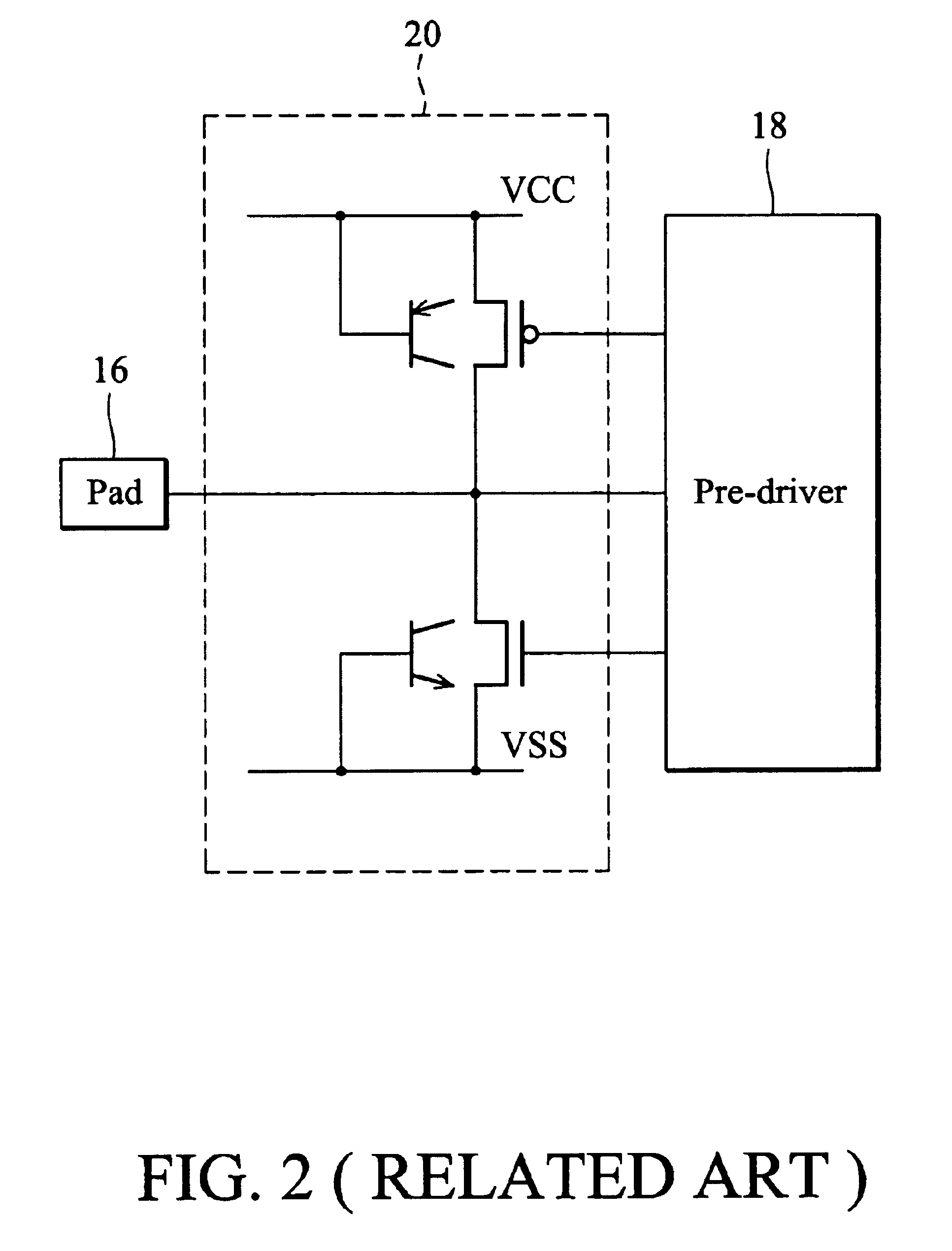 Input/output cell with robust electrostatic discharge protection