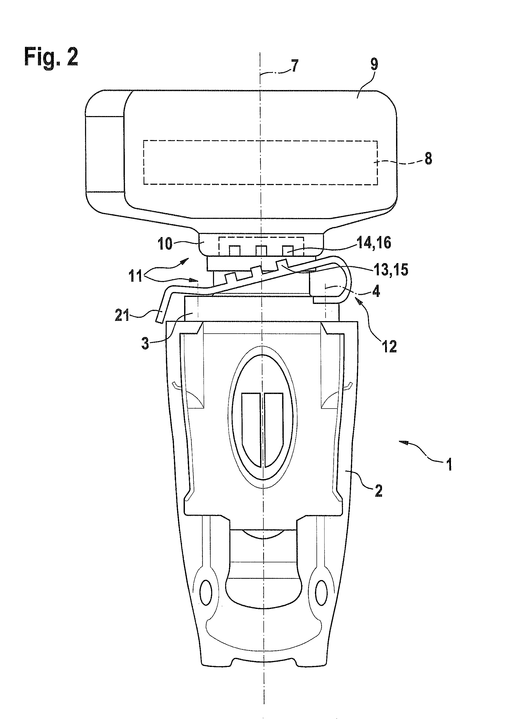 Hand-held power tool, in particular hand-guided grinding machine