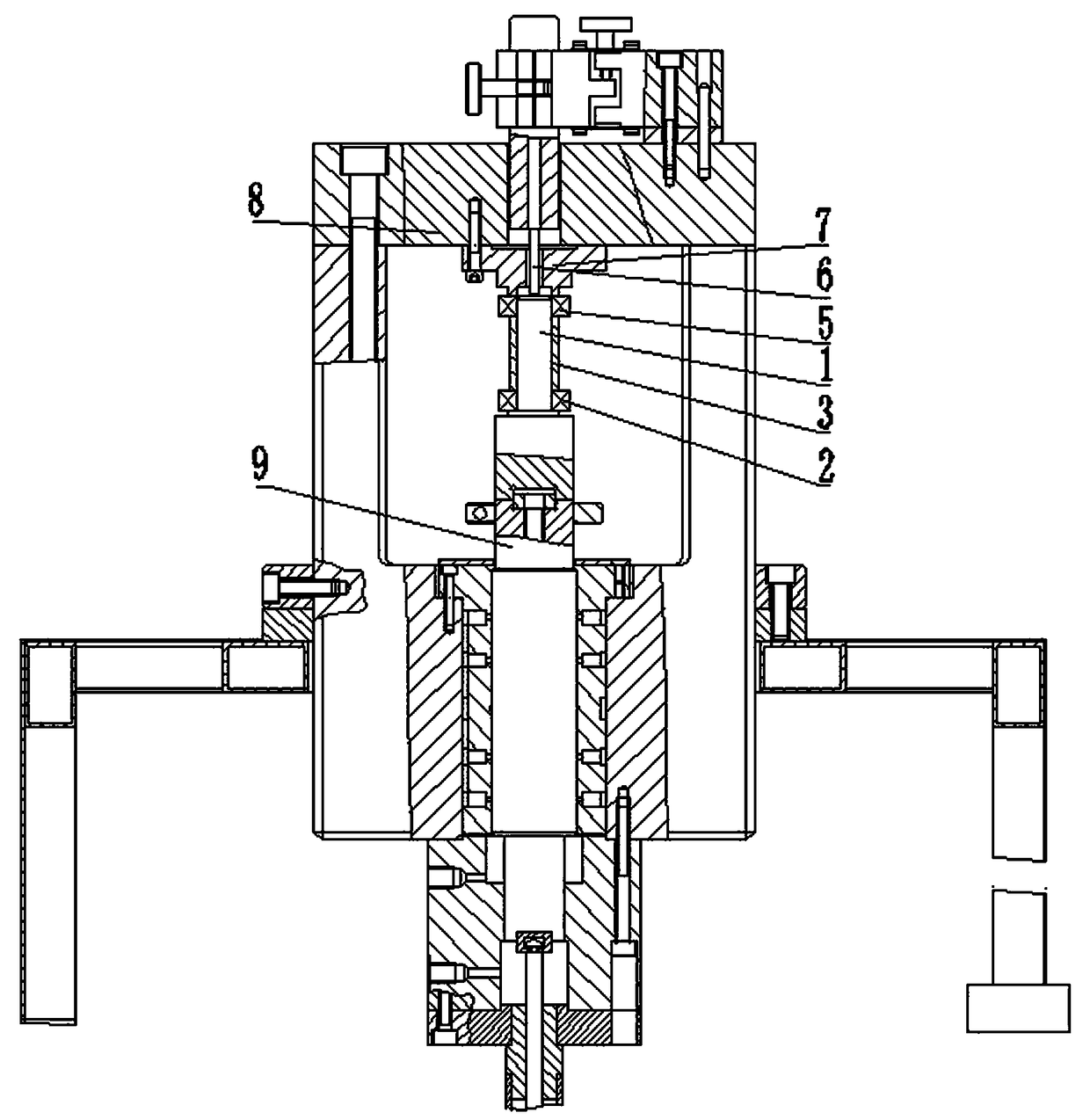 Quantitative research and study method of inner and outer spacer rings of precision shafting unit