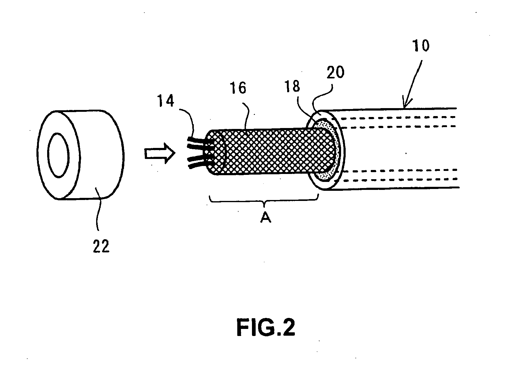 Signal transmission cable with connector